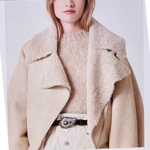 Beige Cream Faux Fur Jacket