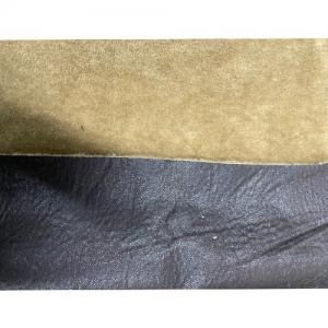 Beige and Dark Grey double face Faux Fur China Fabric Supplier for Zara