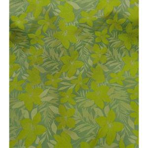 Green Floral Jacquard Fabric China Fabric Supplier for Zara
